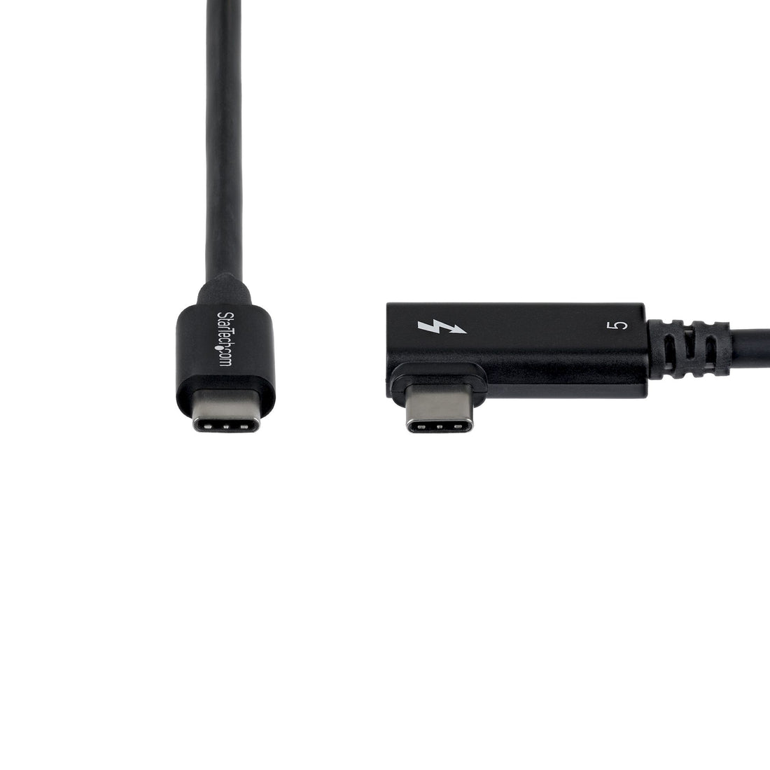 StarTech.com 2.6ft (80cm) Right Angle Thunderbolt 5 Cable, 80Gbps/Up to 120Gbps, 240W PD, 8K 60Hz, Certified - image 5