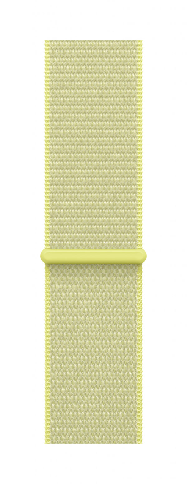 Apple MFF94ZM/A smart wearable accessory Band Yellow Nylon, Recycled polyester, Spandex