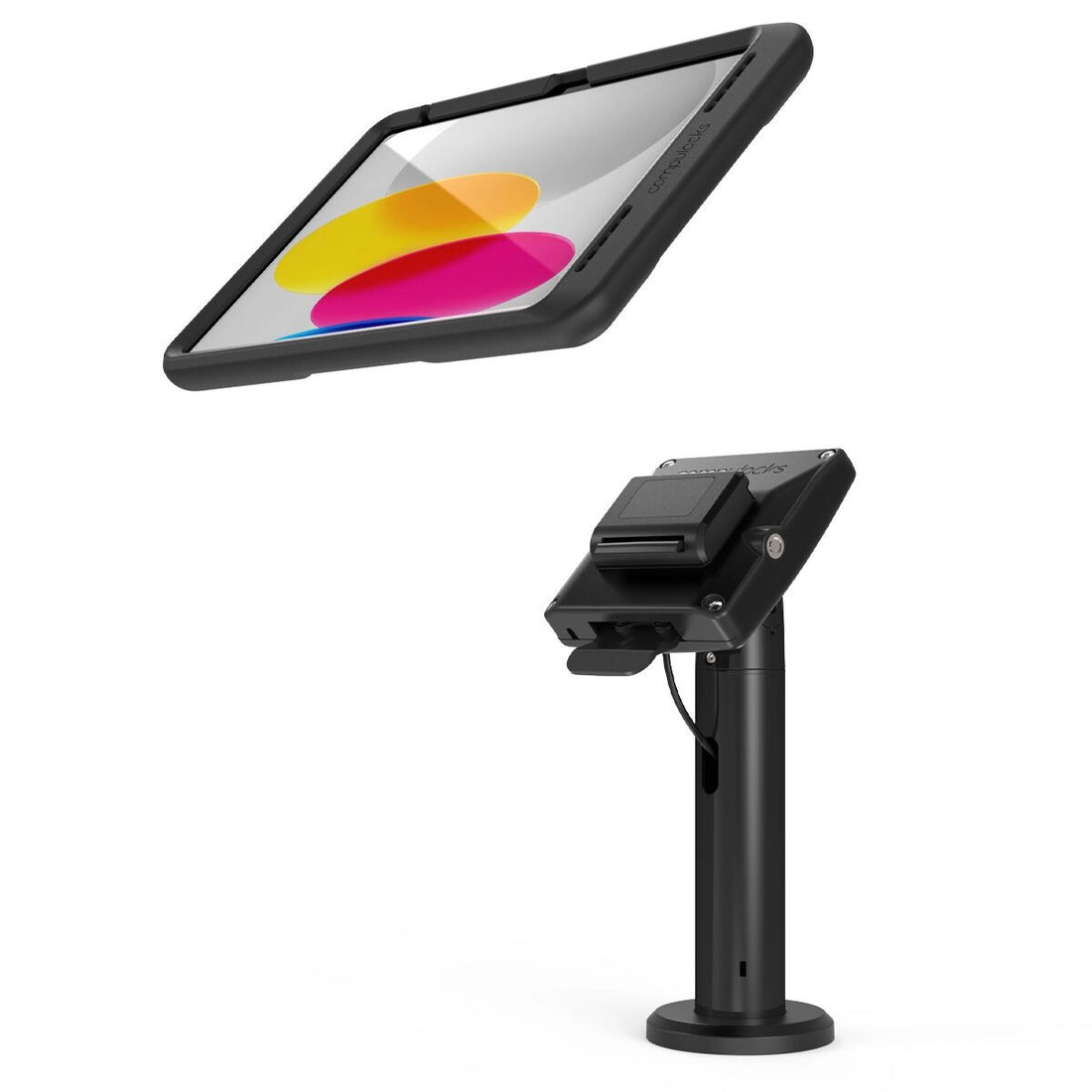 Compulocks iPad 10th-11th (A16) Gen, Mount with Cable-free Charging Tilting Stand 4" - Black - image 5