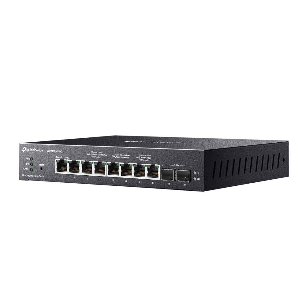 TP-Link Omada 8-Port 2.5GBASE-T and 2-Port 10GE SFP+ Smart Switch with 8-Port PoE+ - image 2