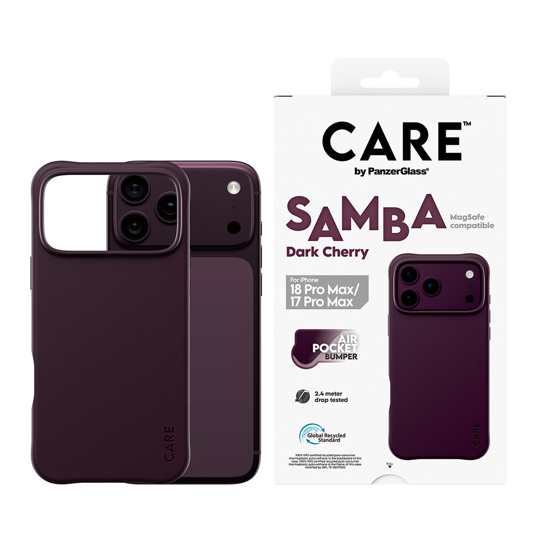 PanzerGlass CARE by Samba Case Dark Cherry w. MagSafe iPhone 18 Pro Max | 17 Pro Max - image 2