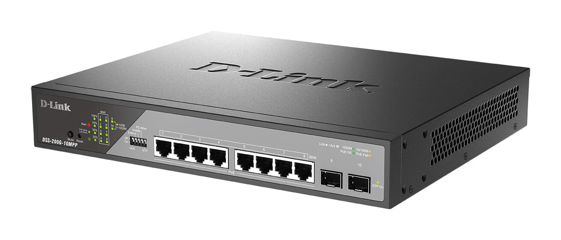 D-Link 10-Port Gigabit Ethernet PoE++ Surveillance Switch - image 3
