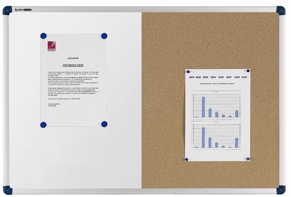 Nobo Classic Combi Felt/Steel Noticeboard 120x90cm