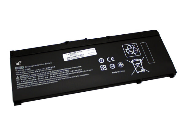 BTI SR03052XL compatible 52.5Wh 3-cell battery for HP PAVILION 15-DC