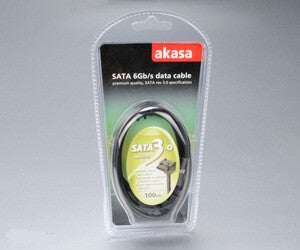 Akasa 1.0m SATA3 SATA cable 1 m Black