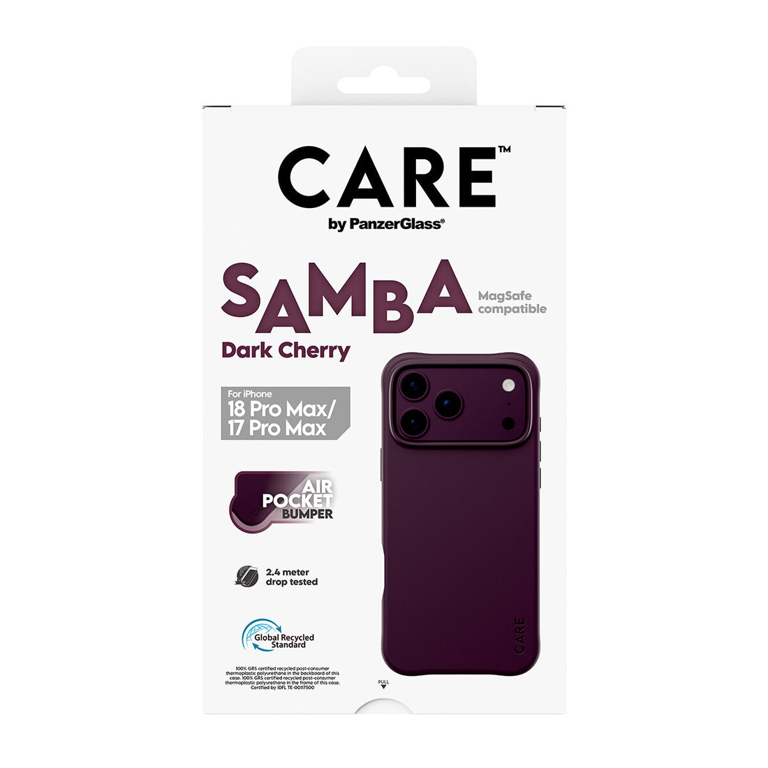PanzerGlass CARE by Samba Case Dark Cherry w. MagSafe iPhone 18 Pro Max | 17 Pro Max - image 3