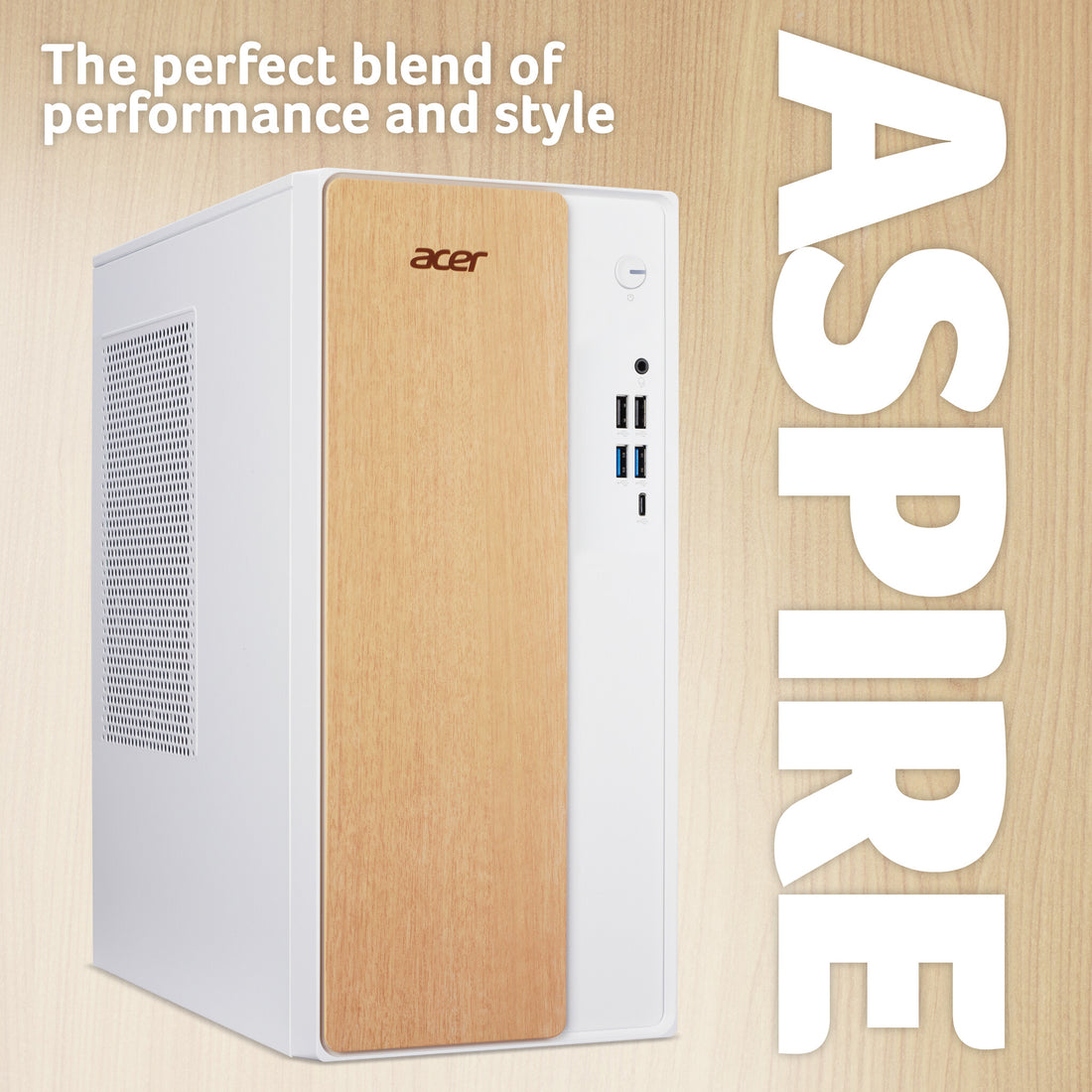 Acer Aspire TC-102 Tower Desktop - Intel Core 5-210H, 8GB, 512GB SSD, Integrated Intel Graphics, Windows 11 - image 2