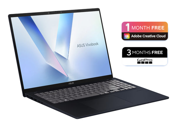 ASUS Vivobook 16 Laptop (90NB15Z1-M00HJ0) - Snapdragon X1, 16GB RAM, 512GB SSD, Windows 11 Home