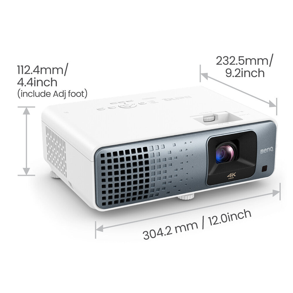 BenQ TK710 Standard throw projector 3200 ANSI lumens DLP UHD 4K (3840x2160) 3D Black, White - image 4
