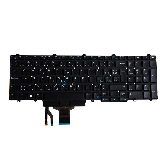 Origin Storage N/B KBD Czech-Slovak 83 Key Backlit DP for Dell Lat 549 ...