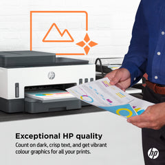 HP Smart Tank 7305 Wireless All-in-One Color Printer, Two-sided printing; Copier, Scanner