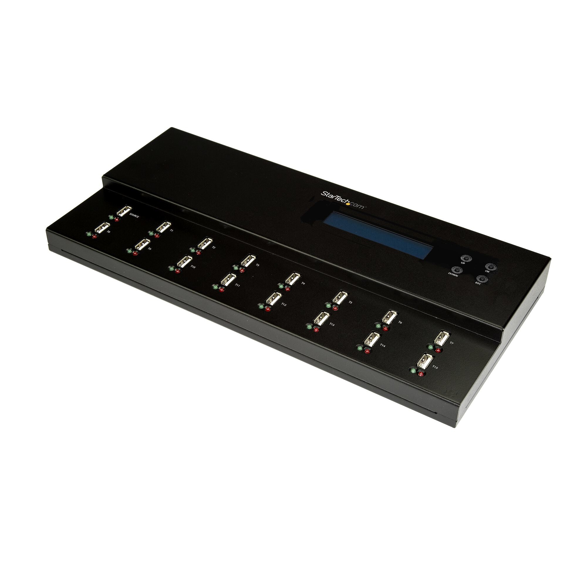 Multi Usb Copy StarTech.com Standalone 1 to 15 USB Thumb Drive Duplicator and Eraser ...