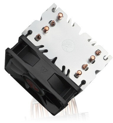 RAIJINTEK Aidos Processor Cooler 9.2 cm Black, Copper, Metallic