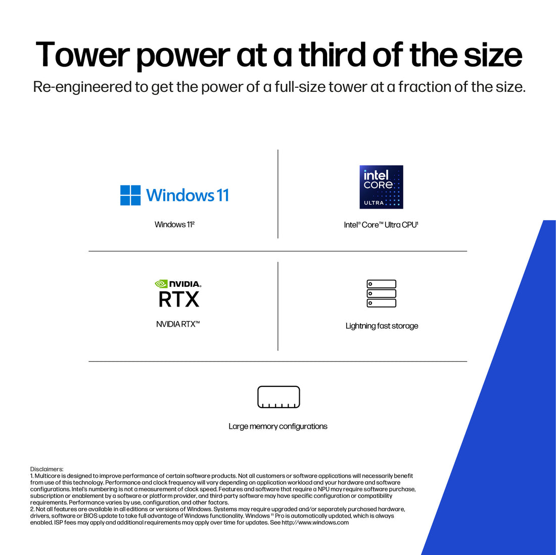 HP E66PKEA PC/workstation 265 32 GB DDR5-SDRAM 1 TB SSD Windows 11 Pro SFF AI Workstation, AI PC Black - image 8