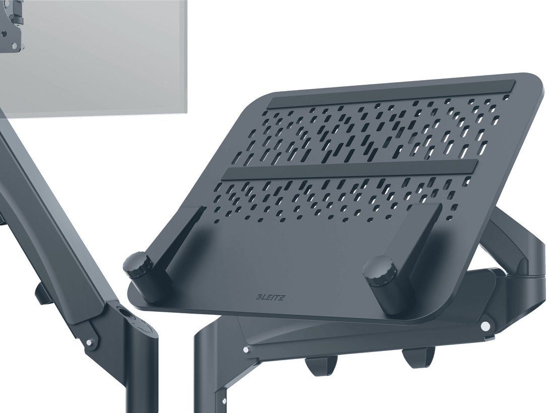 Leitz Ergo Space Saving Dual Monitor & Laptop Arm - image 2