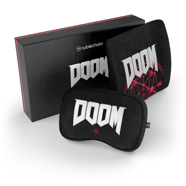 noblechairs Memory Foam Pillow Set – Doom Edition