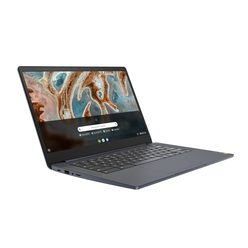 Lenovo IdeaPad 3 Chrome 14M836 MediaTek MT8183 Chromebook 35.6 cm (14") Full HD 4 GB LPDDR4x-SDRAM 64 GB eMMC Wi-Fi 5 (802.11ac) ChromeOS English Blue