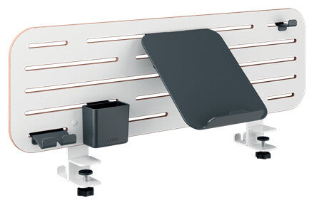 Leitz Ergo Pegboard Desk Organiser with laptop holder, 80x25 cm
