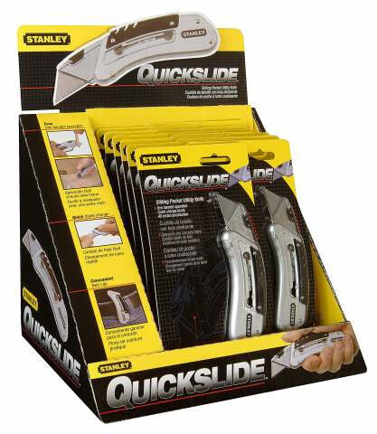 Stanley 0-10-810 utility knife Black, Metallic Snap-off blade knife - image 4