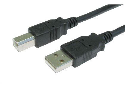 Direct Usb Cable Cables Direct USB2-102K USB cable USB 2.0 2 m USB A USB B Black | Back ...