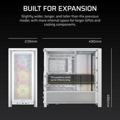 Corsair FRAME 4000D RS ARGB Midi Tower White