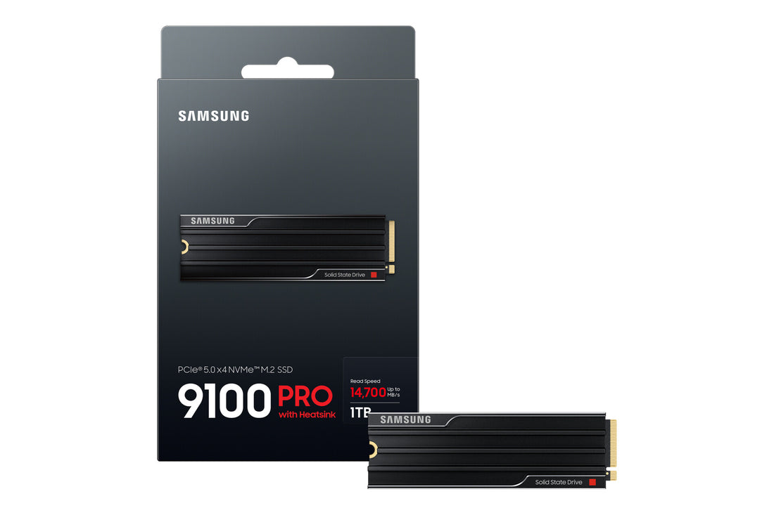 Samsung 9100 PRO Heatsink PCIe 5.0 NVMe M.2 SSD - 1 TB - image 2