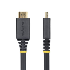 StarTech.com 20ft (6m) Active High Speed HDMI Cable with Gripping Connectors, 4K 60Hz/1440p 144Hz, HDR10/HDCP 2.2/ARC, 18Gbps, UHD HDMI 2.0 Cord for TV/Monitor/Display, TPE Jacket