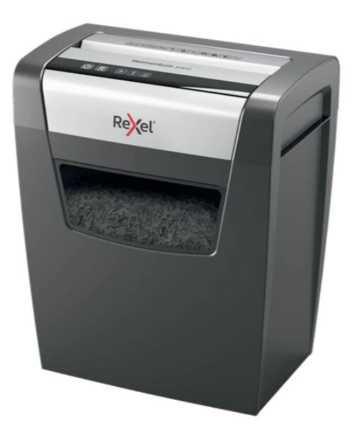 Rexel X410 paper shredder Cross shredding 22 cm Black, Silver - image 4