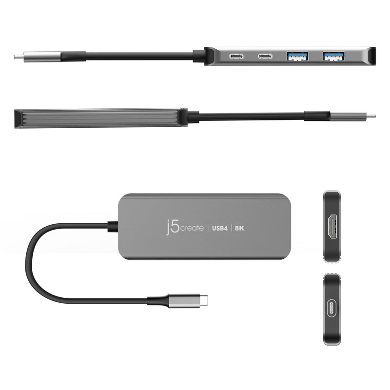 j5create JCH453 USB4® 8K60 Slim Hub