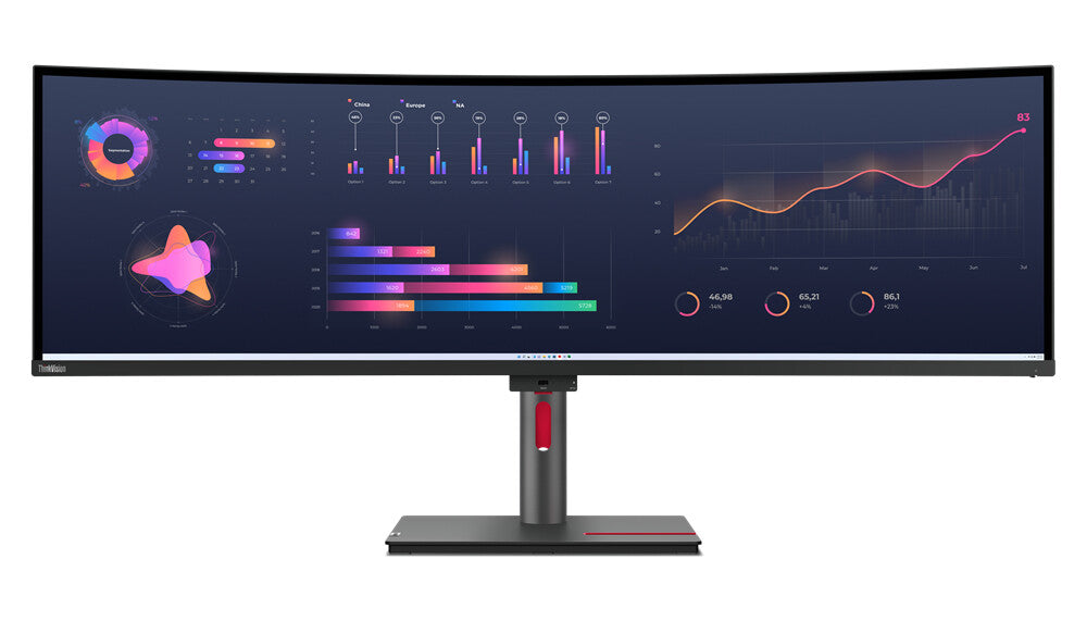 Lenovo ThinkVision P49w-30 computer monitor 49" 5120 x 1440 pixels DQHD LED Black - image 3