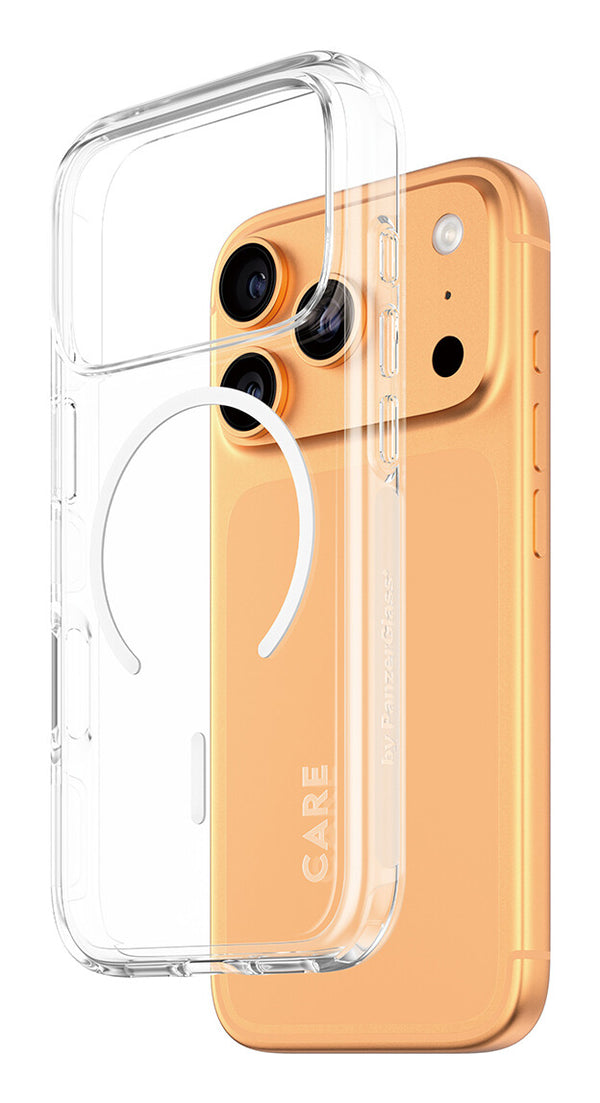PanzerGlass CARE™ by ® Urban Explorer Case Transparent w. White MagSafe iPhone 18 Pro | 17 Pro