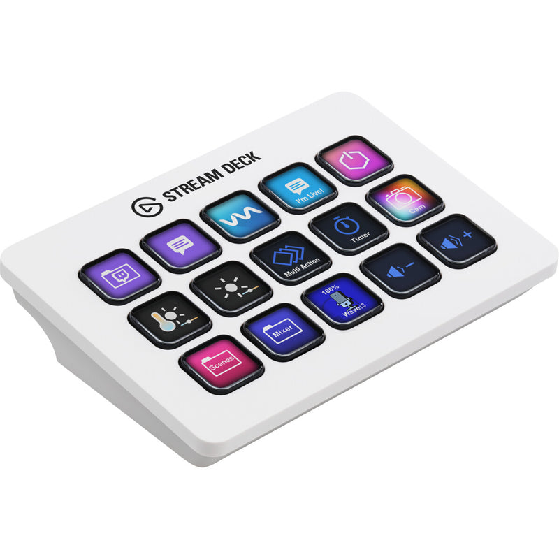 Elgato 10GBA9911 keyboard Gaming USB White