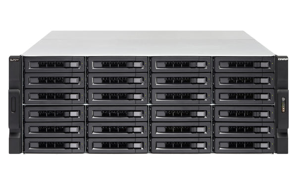 QNAP TS-h2483XU-RP NAS Rack (4U) Intel Xeon E E-2236 128 GB DDR4 0 TB QuTS hero Black