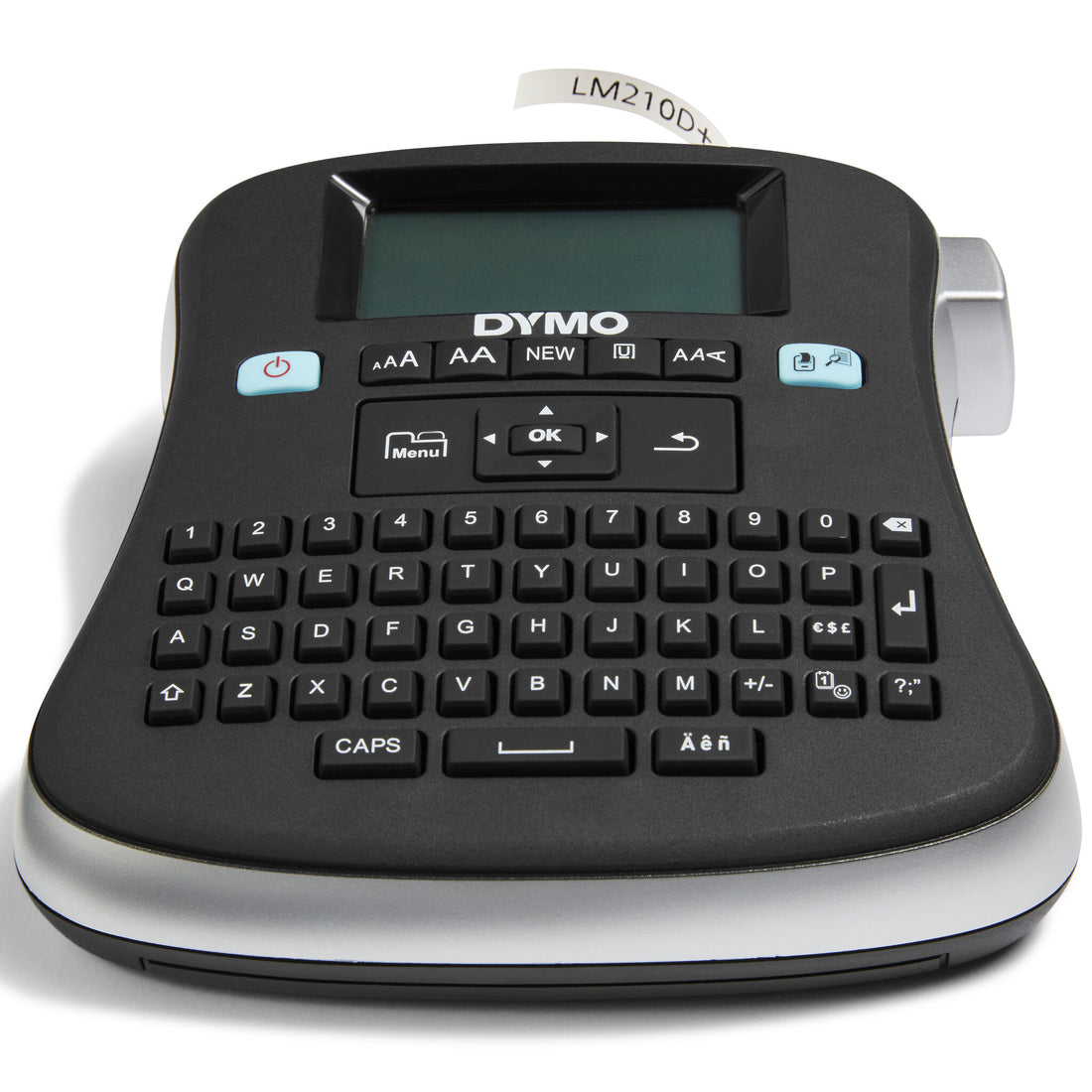 DYMO LabelManager 210D+ Handheld Label Maker Kit | QWERTY Keyboard | with 12mm Black on White D1 Labels - image 2