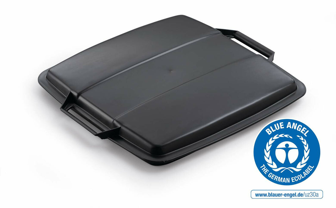 Durable 1800506221 trash can accessory Black Lid