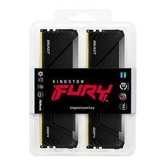 Kingston Technology FURY Beast 32GB 3200MT/s DDR4 CL16 DIMM (Kit of 4) RGB