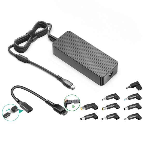 BTI 100W Universal AC Adapter USB-C with 15 tip options