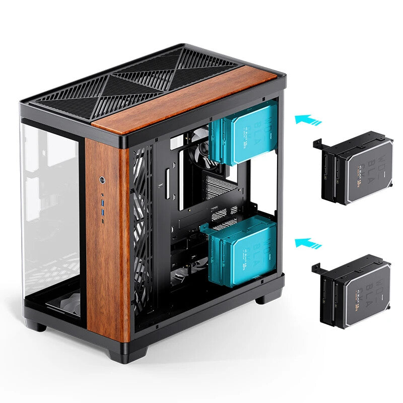 Jonsbo TK-4 Wood Tower Black, Wood - image 10