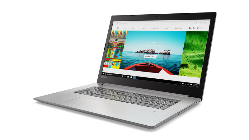 Lenovo IdeaPad 320 (17") Intel Intel® Core™ i7 i7-8550U Laptop 43.9 cm (17.3") Full HD 8 GB DDR4-SDRAM 1 TB HDD NVIDIA® GeForce® MX150 Windows 10 Home Grey, Platinum