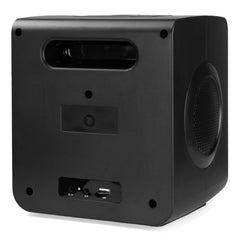 RockJam 10-Watt Rechargeable Bluetooth Karaoke Machine with Two Microphones, Voice Changing Effects & LED Lights