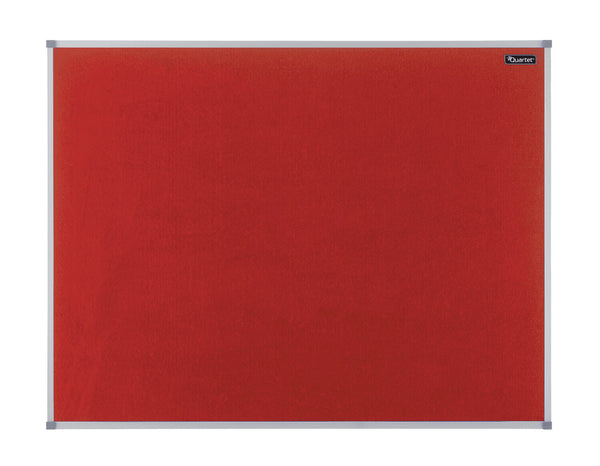 Nobo Basic Fixed bulletin board Red Felt