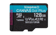 Kingston Technology Canvas Go! Plus 128GB microSDXC Canvas Go Plus 170R A2 U3 V30 Card + ADP