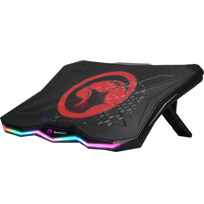 Marvo FN-40 laptop cooling pad 43.2 cm (17") Black, Red