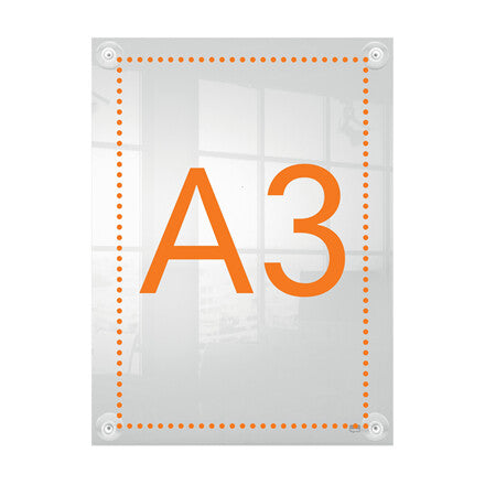 Nobo Premium Plus A3 Clear Acrylic Wall Mounted Repositionable Poster Frame - image 5