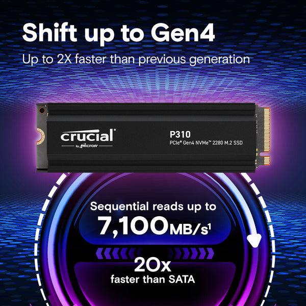 Crucial P310 2 TB M.2 PCI Express 4.0 NVMe