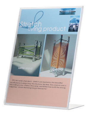 Q-CONNECT KF04177 sign holder/information stand A4 Plastic Transparent