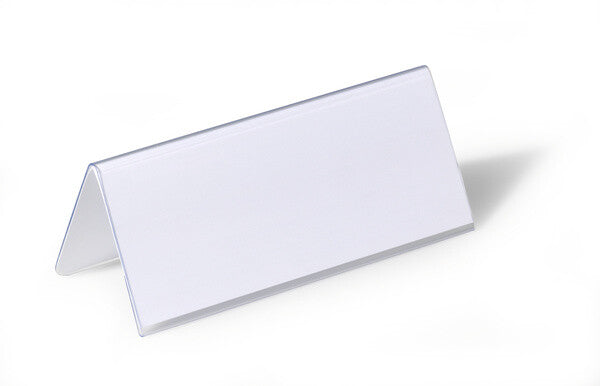 Durable 8050 sign holder/information stand Transparent