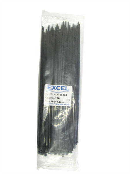 Cables Direct CT-368B cable tie Nylon Black | Back to the Office