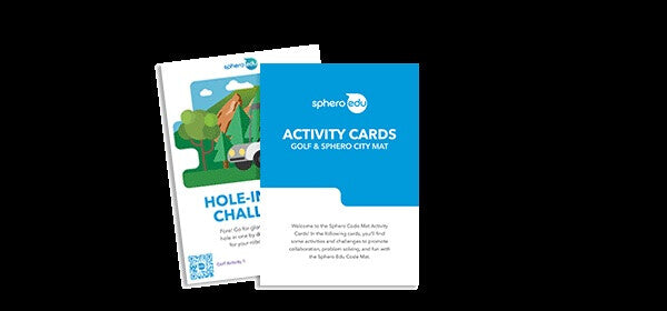 Sphero Activity Cards (3 pack) for use with City/Golf Code Mat