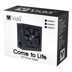 VIDA AA-750-YY power supply unit 750 W 24-pin ATX ATX Black